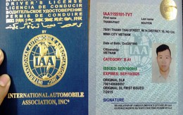 Cục CSGT nói gì về việc giấy phép lái xe quốc tế vô giá trị ở Việt Nam?