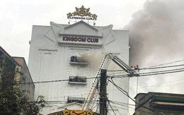 Hà Tĩnh: Cháy lớn ở quán karaoke