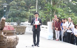 Gần 2.000 học sinh Hà Nội thăm khu di tích K9 Đá Chông