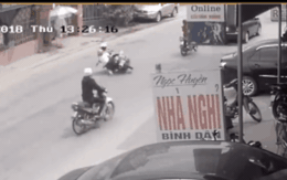 Tài xế kể lại pha đánh lái ngoạn mục tránh hai người ngã giữa đường