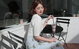 Chán áo phông hay sơmi, các nàng công sở đã có thêm lựa chọn không hề kém đẹp với áo len tay cộc