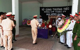 Lễ truy điệu thượng sĩ cứu người hy sinh đẫm nước mắt