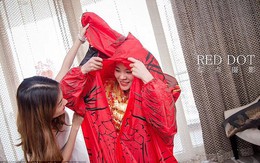 Trang phục cưới bất thường của cô dâu khiến chú rể ngã ngửa
