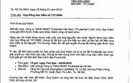 Vụ giám đốc văn phòng Prudential bị tố giả mạo chữ ký: Công ty bảo hiểm chờ khách hàng hợp tác