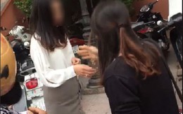 Hà Nội: Cô gái bị đập IPhone, đánh ghen giữa phố vì cặp kè với người đã có gia đình