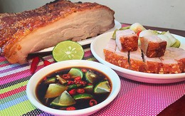 Thịt heo quay giòn bì thơm ngon