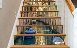 12 thiết kế cầu thang 3D khiến khách đến nhà "không thể rời mắt" vì quá độc và đẹp