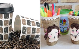 Tưởng chỉ uống rồi bỏ đi, hóa ra cốc nhựa đựng cafe còn làm được nhiều thứ đồ đến vậy