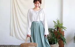 Phối đồ cùng túi nan, túi cói hot trend mùa hè