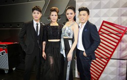 Thu Phương khoe kiểu tóc nổi loạn trong buổi ghi hình The Voice