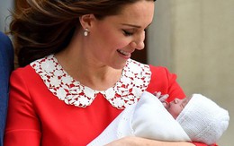 Chỉ sau 7 tiếng sinh nở, công nương Kate xuất hiện cực kỳ xinh đẹp và khỏe mạnh bên chồng cùng con trai