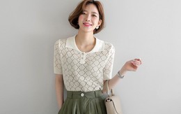 Chán áo phông cổ tròn, hãy thử "đổi gió" sang kiểu áo cổ bẻ này xem sao