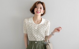 Chán áo phông cổ tròn, hãy thử "đổi gió" sang kiểu áo cổ bẻ này xem sao