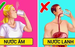 Sai lầm khi uống nước lạnh vào ngày nóng