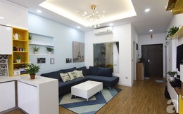 Căn hộ 75m² với điểm nhấn nghệ thuật từ ánh sáng có chi phí rẻ đến bất ngờ ở Hoàng Mai, Hà Nội