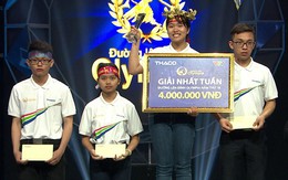Nữ sinh hát 'Em gái mưa' thắng tuyệt đối tại cuộc thi tuần Olympia