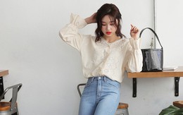 Áo đục lỗ tưởng là mốt cũ nhưng lại là mẫu áo xinh xẻo vô cùng cho hè này