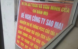 Chuyện lạ: Chung cư của doanh nghiệp trực thuộc Thành ủy cũng vi phạm nghiêm trọng quy định về PCCC