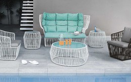 Thiết kế ghế nhựa dẻo đẹp cho góc thư giãn ngoài trời thêm trẻ trung và phong cách