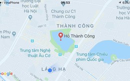 Hà Nội: Phát hiện xác nam giới ở hồ Thành Công