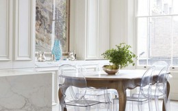 Kết hợp bàn gỗ kiểu cũ với ghế hiện đại - xu hướng mới cho phòng ăn gia đình