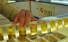 USD tăng, vàng miếng đi xuống
