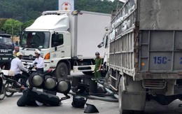 Xe tải đâm đổ bốt CSGT khiến 1 người tử vong, 1 người nguy kịch