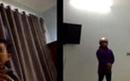 Xôn xao clip Bí thư huyện 'thăm' nữ cán bộ 'trúng gió' trong nhà nghỉ