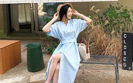 Từ chân váy tới váy liền, chỉ cần thêm một đường xẻ vừa phải là đủ để bạn nhìn thu hút hơn rồi