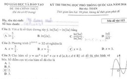 Đề Toán khó, sẽ không có “mưa” điểm 10 như năm 2017