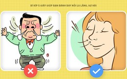 Bí kíp 5s giúp bạn đánh bật mọi lo lắng, căng thẳng lấy lại bình tĩnh khi đi thi