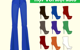 9 mẹo kết hợp hoàn hảo giúp chị em tránh chọn sai giày như Ngọc Trinh