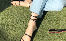 Sandals buộc dây - món đồ nhất định phải có vì sự kết hợp quá đỗi hoàn hảo với những set đồ ngày hè