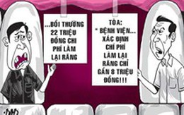 Kiện hàng xóm đòi bồi thường tiền làm răng