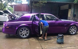 Xuất hiện chiếc Rolls-Royce màu tím thủy chung độc đáo trên phố Hà Nội