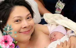 "Búp bê" Thanh Thảo xúc động báo tin đã sinh con gái đầu lòng tại Mỹ