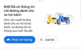 Google Maps ở Việt Nam thêm chế độ dẫn đường cho xe máy