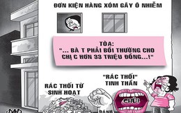 Vứt rác, phải đền hàng xóm 33 triệu đồng