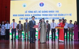 Bế giảng khóa I và khai giảng khóa II chương trình đào tạo cán bộ lãnh đạo, quản lý ngành y tế Việt Nam