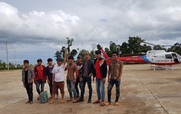 24 công nhân HAGL được trực thăng giải cứu sau vụ vỡ đập tại Lào