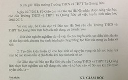 Trường 'nhảy' điểm chuẩn 46 lên 50,5 sau một đêm phải hoàn trả lệ phí