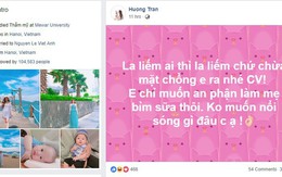 Bà xã Việt Anh "cảnh cáo" Quế Vân: "La liếm ai thì la liếm chứ chừa mặt chồng em ra"