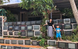 Báo nước ngoài đưa tin khen ngợi sự độc đáo của căn nhà có tường rào làm từ tivi tại Việt Nam