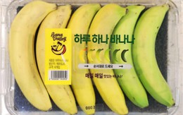 Hộp chuối chín dần đều gây tranh cãi của siêu thị Hàn Quốc
