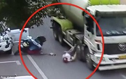 Người phụ nữ TQ bị xe bồn cán qua đầu và cái kết bất ngờ