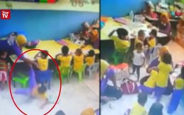 Giáo viên Malaysia đẩy học sinh ngã từ trên ghế xuống sàn