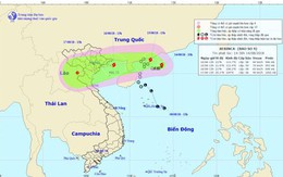 Bão số 4 di chuyển vào vịnh Bắc Bộ, từ đêm mai mưa lớn