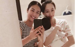 Ngọc Hân tung ảnh selfie khiến Hoa hậu Thu Thảo "hiện nguyên hình" bà mẹ bỉm sữa