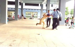 Tranh cãi việc trông con, vợ bế con lao vào chồng chửi bới, đánh nhau dữ dội