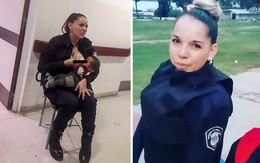 Thấy bác sĩ quá bận, nữ cảnh sát Argentina cởi áo làm điều bất ngờ